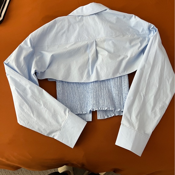 NWT Alexander wang smocked cami overshirt twinset - Picture 7 of 7